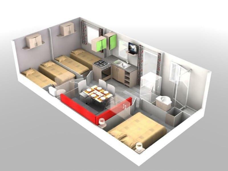 Mobilhome Climatise 3 Chambres Vic-la-Gardiole Exterior foto